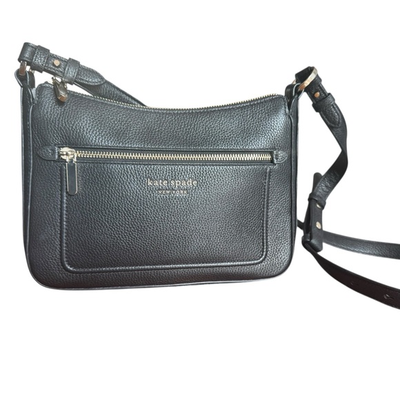 kate spade New York Like New 
Hudson Medium Pebbled Leather Crossbody Bag - Picture 2 of 5